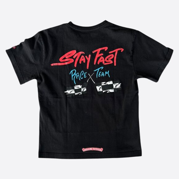 Chrome Hearts Matty Boy Black Stay Fast T-Shirt - Picture 2 of 7